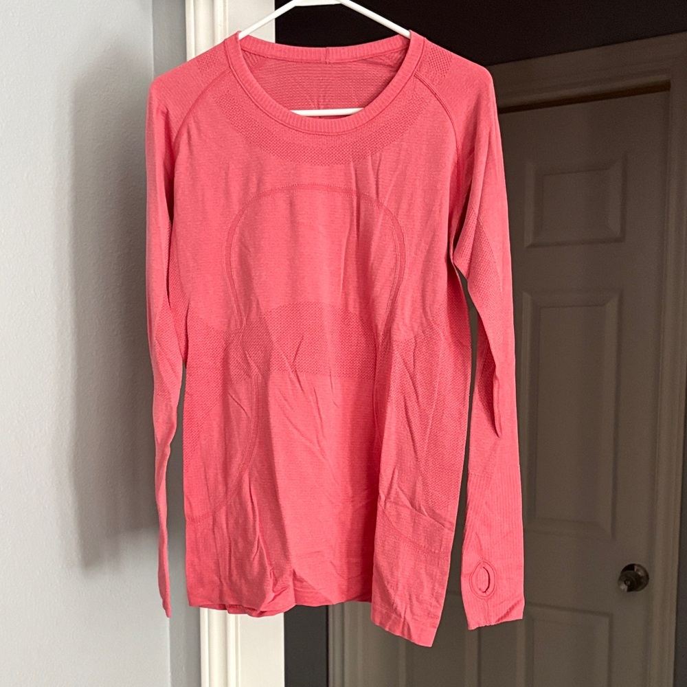 lululemon athletica Pink Long Sleeve Top